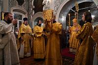 Архиерейское богослужение в Николо-Архангельском храме города Балашихи